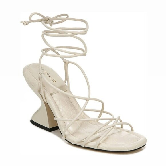 Circus NY By Sam Edelman Blanche Lace Up Sculpted Heel Sandals size 8.5 - Picture 1 of 6
